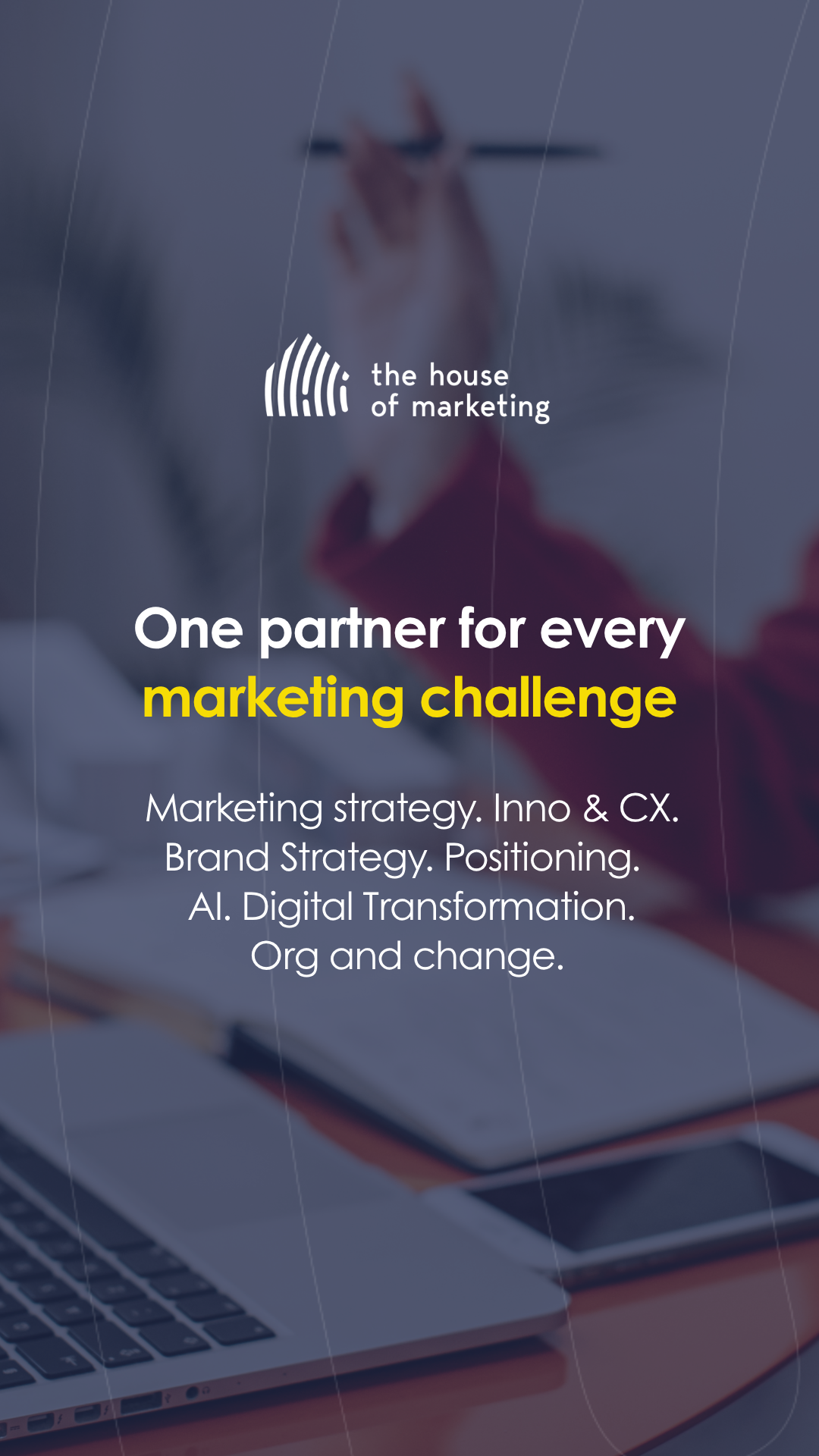 The House of Marketing Facebook ad