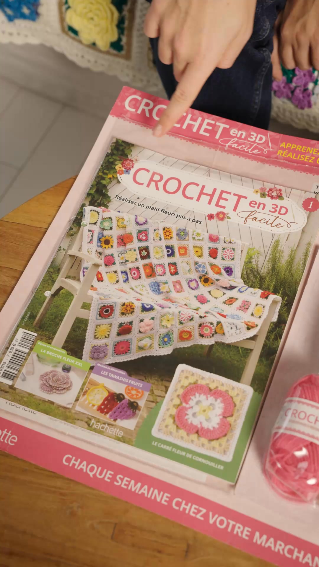 Hachette Collections Facebook ad: Crochet en 3D Facile