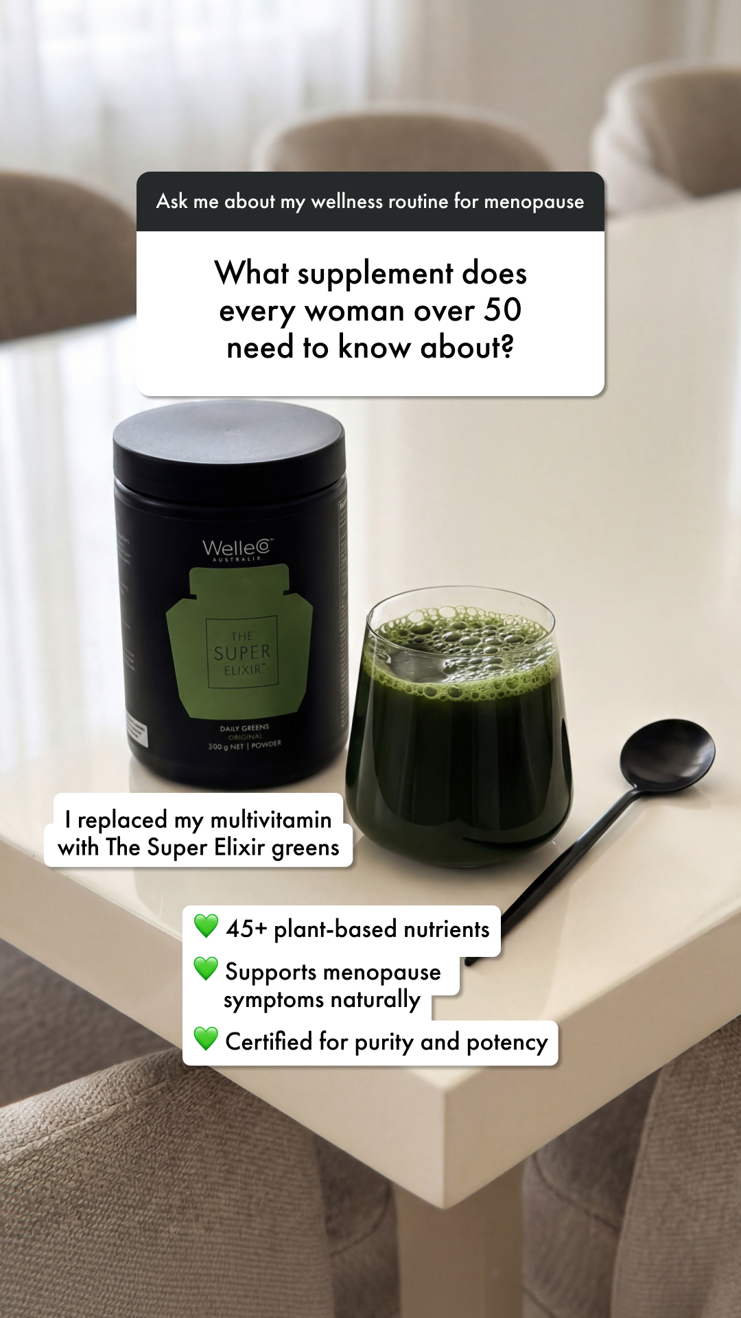 WelleCo Facebook ad