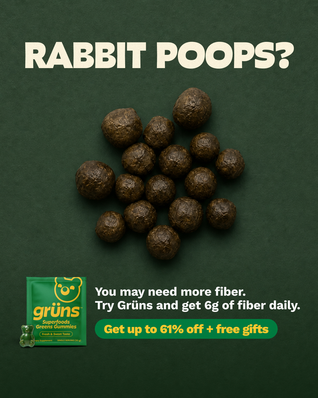 Grüns Facebook ad