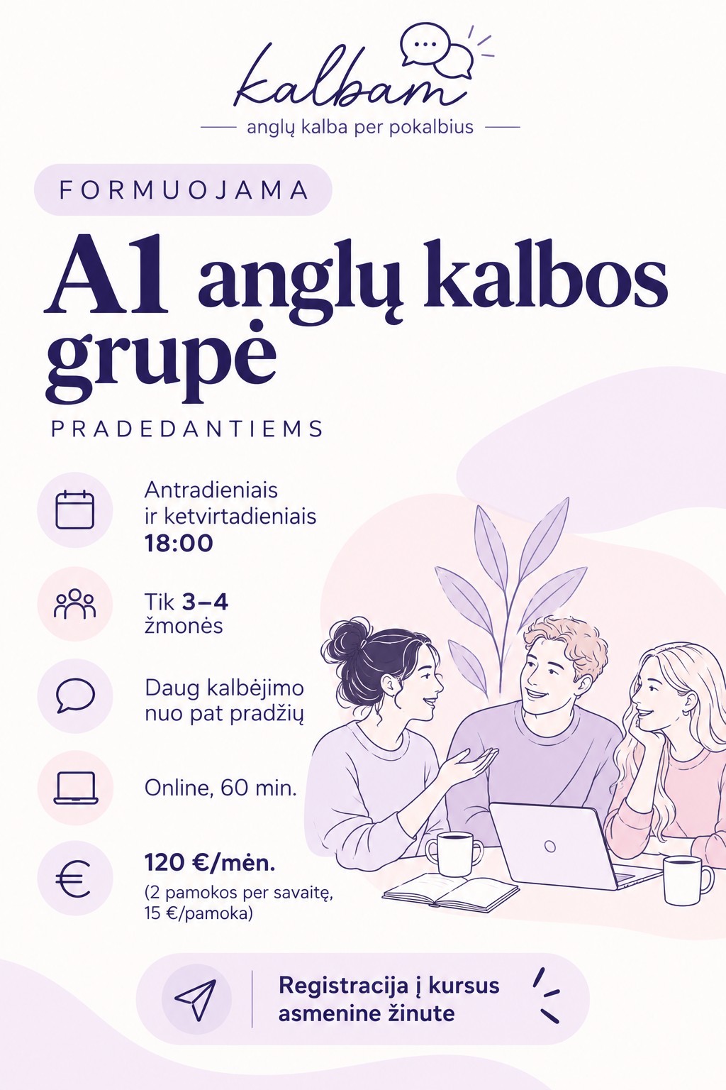 Kalbam Facebook ad: Anglų kalbą suprantate, žodžių žinote, gramatikos irgi…