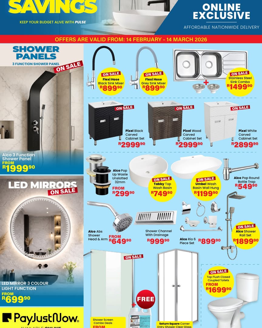 Pulse Tiles & Sanware Facebook ad