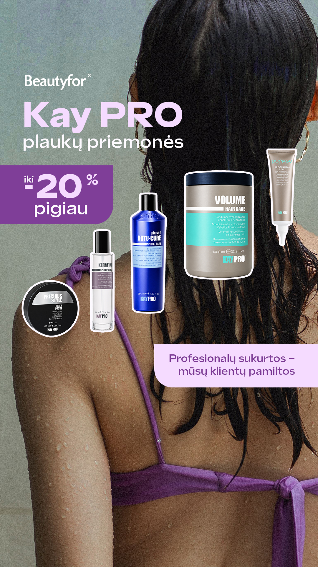 Beautyfor LT Facebook ad