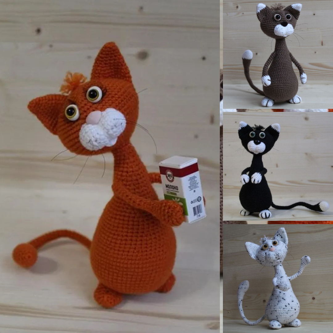 Crochetmepdf Facebook ad: Amigurumi Cat Crochet Pattern, Digital Download Soft Toy
