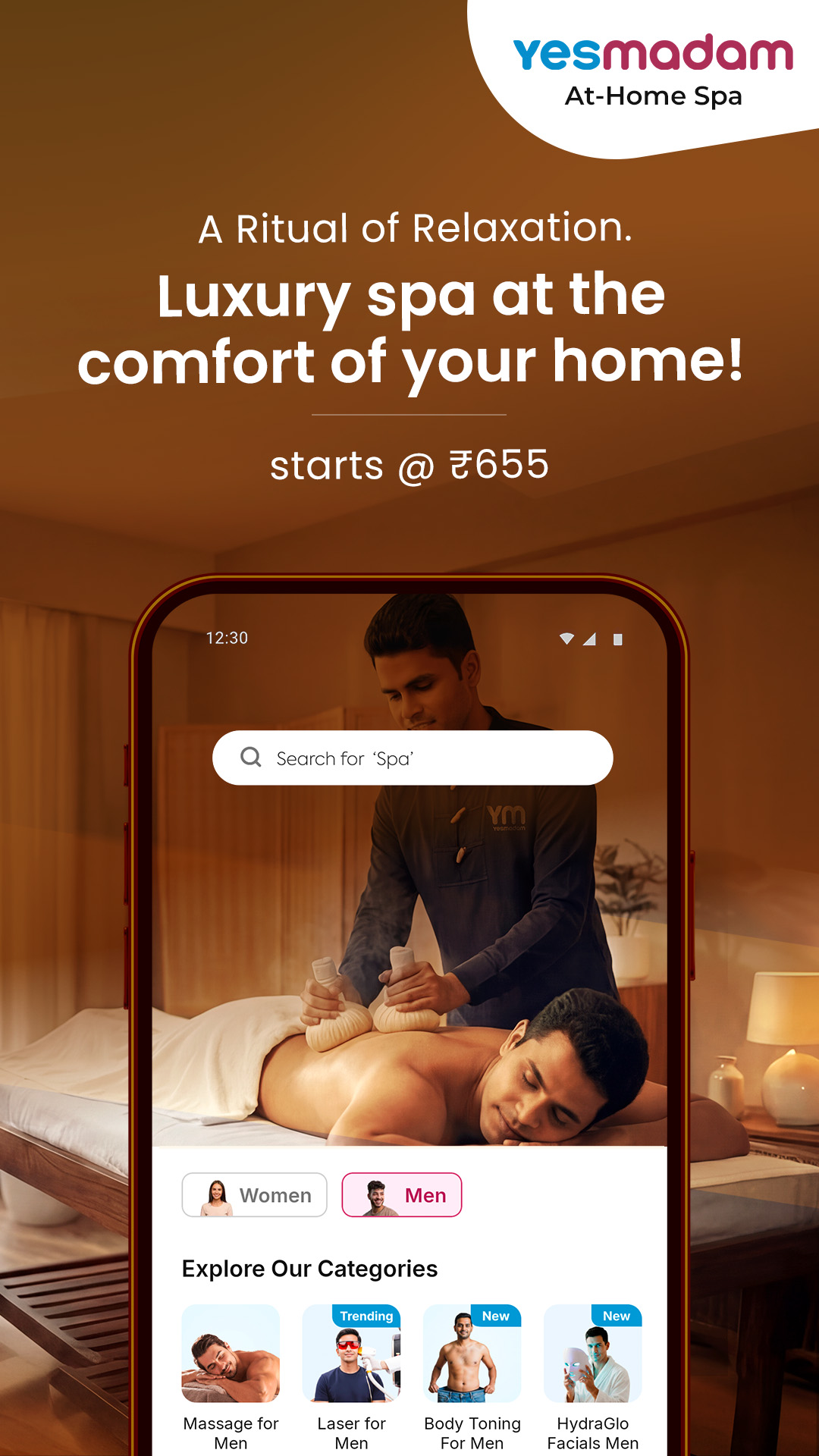 YesMadam App Facebook ad