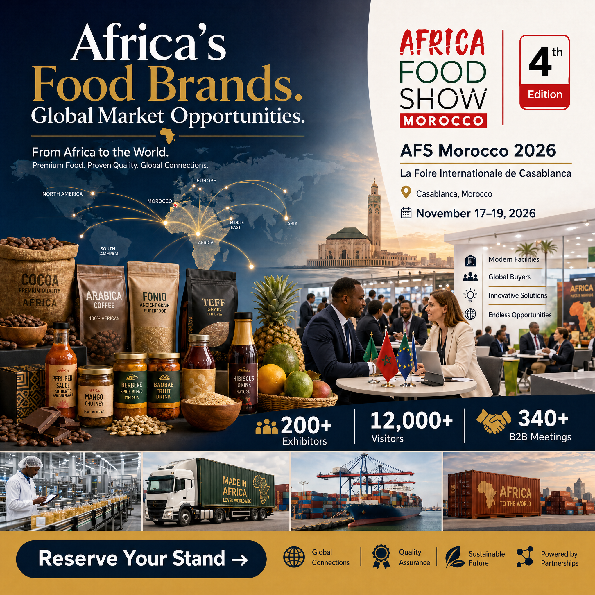 Africa Food Show Facebook ad: Africa’s Food Brands Find Your Global Buyers