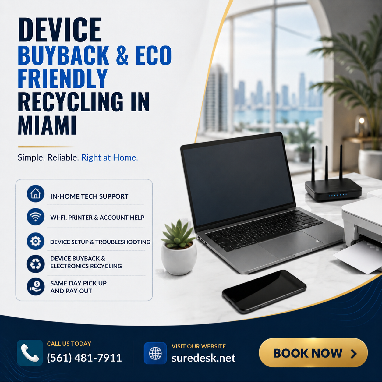 Sure Desk Facebook ad