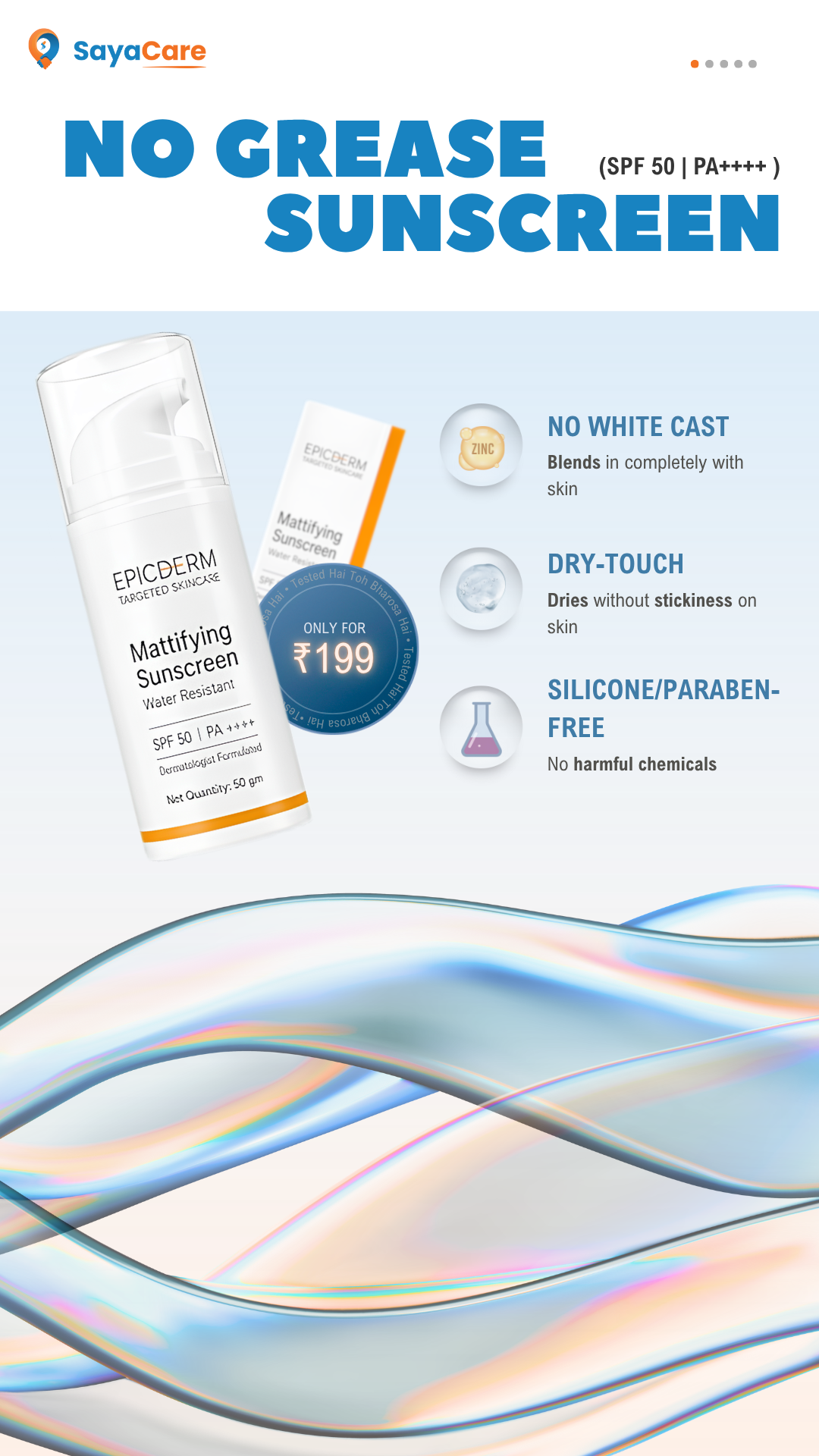 SayaCare Facebook ad