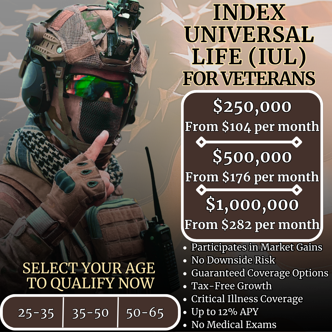 Combat Vet Life Insurance Facebook ad