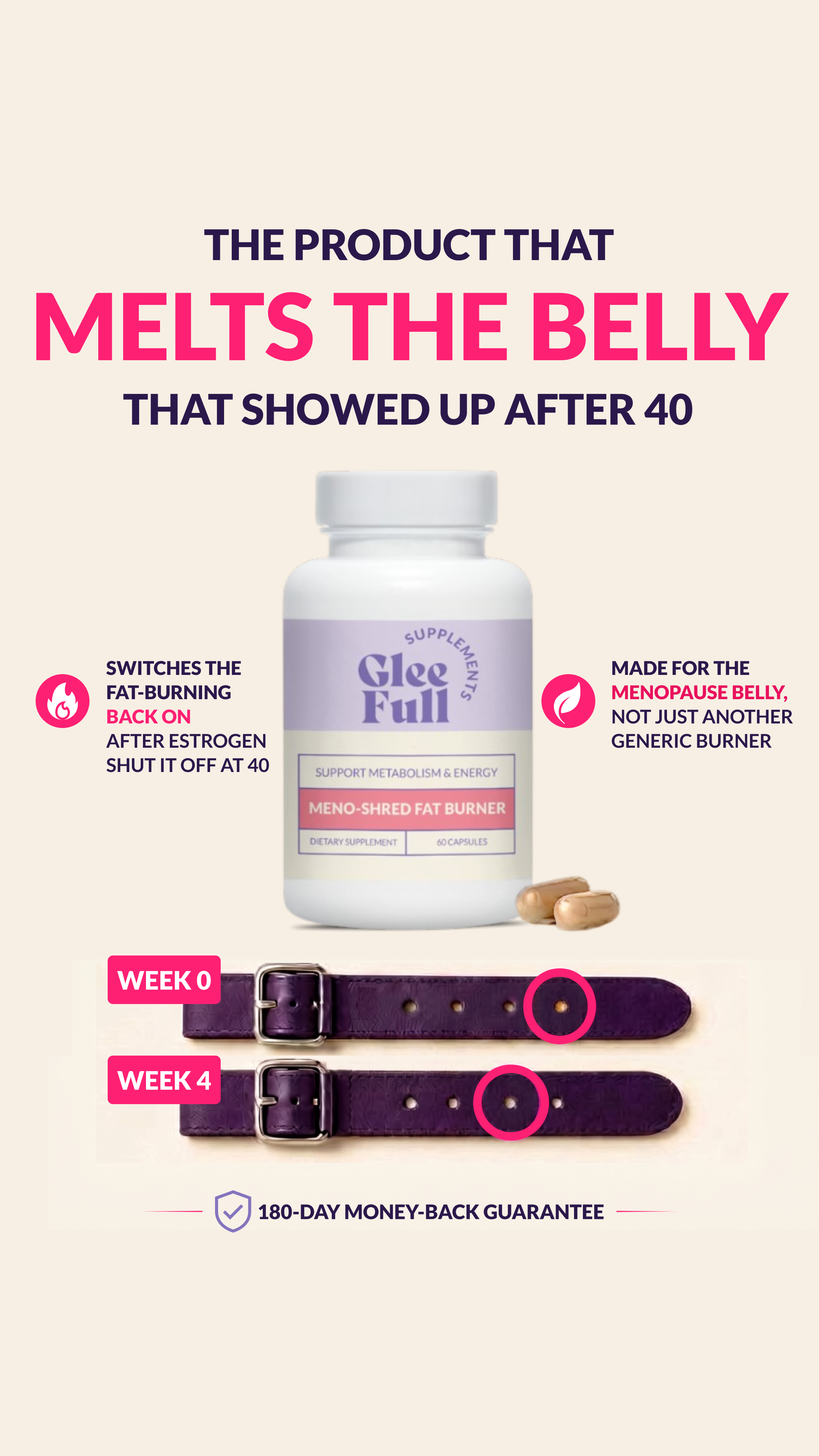 GleeFull Facebook ad