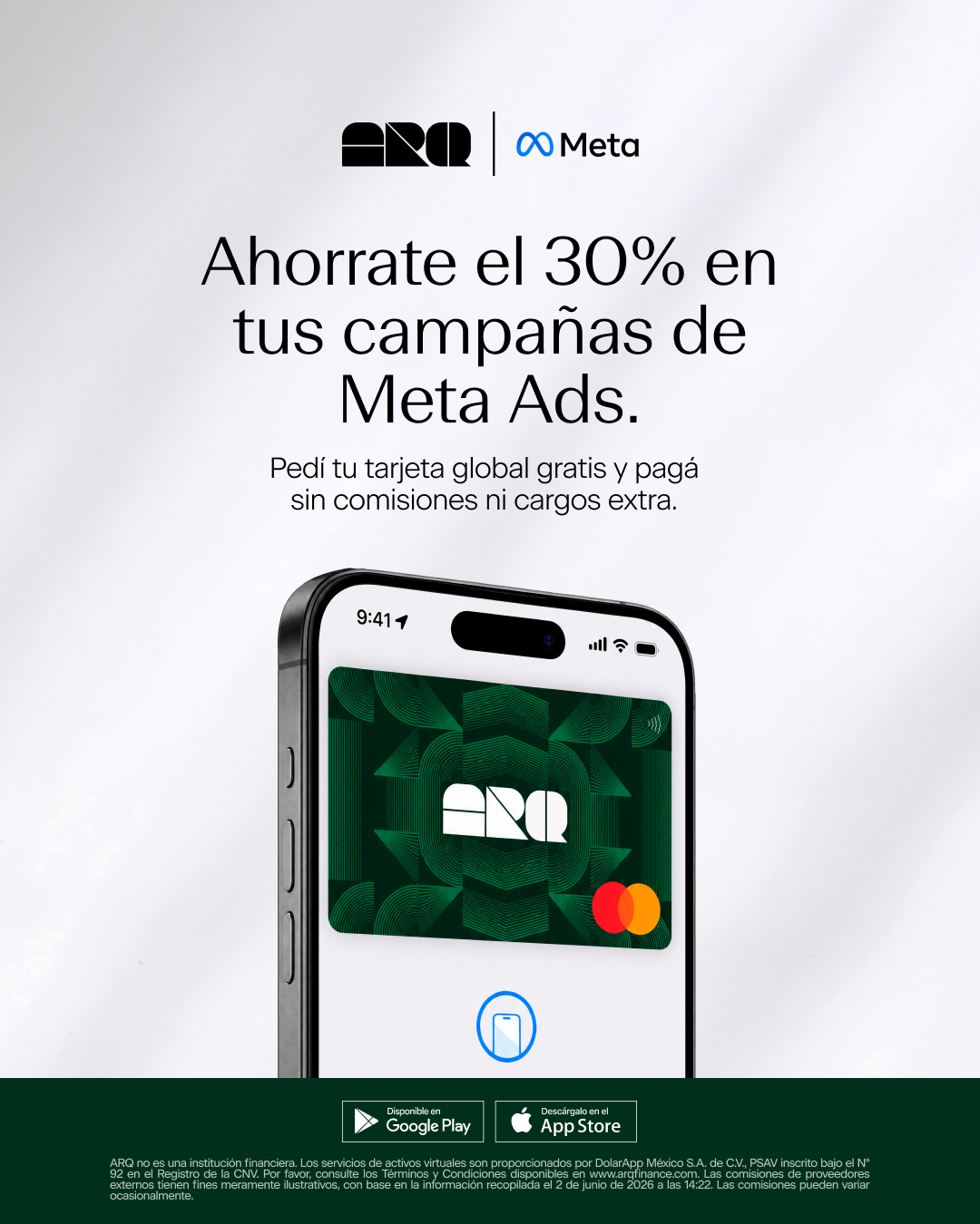 ARQ Facebook ad