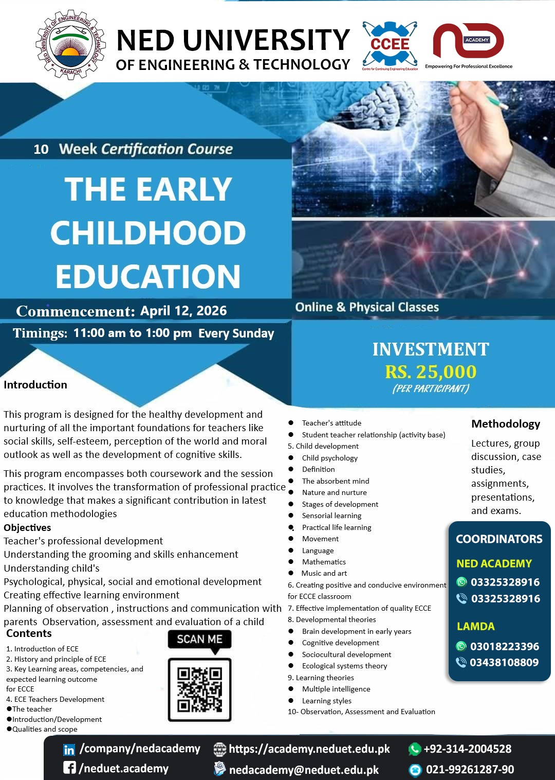 NED Academy, NED University of Engineering & Technology, Karachi Facebook ad