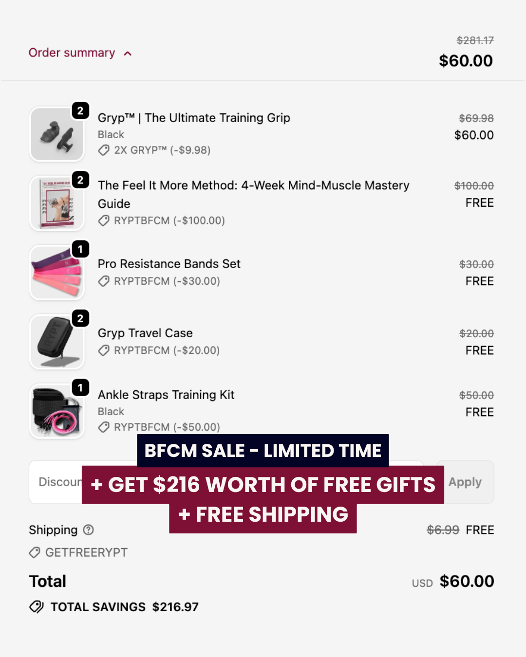 Rypt Facebook ad