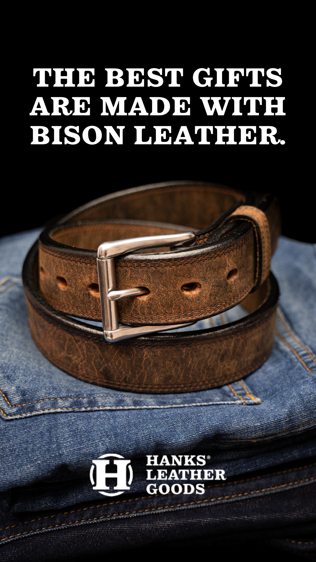 Hanks Leather Goods Facebook ad