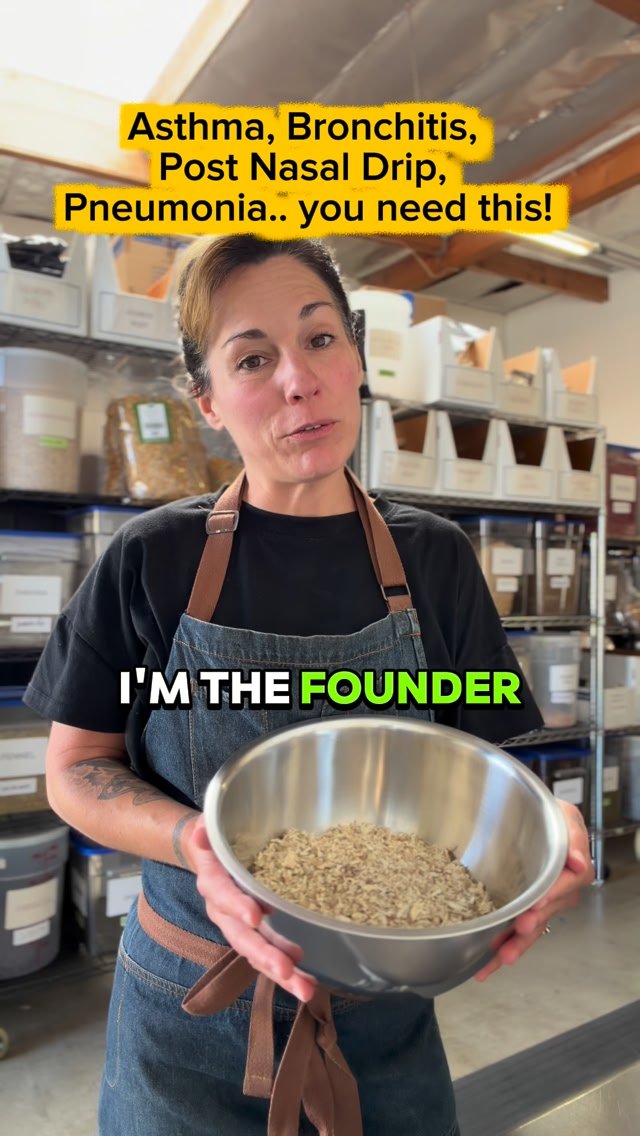 The Loose Leaf Tea Facebook ad: When it comes to lung + respiratory support……