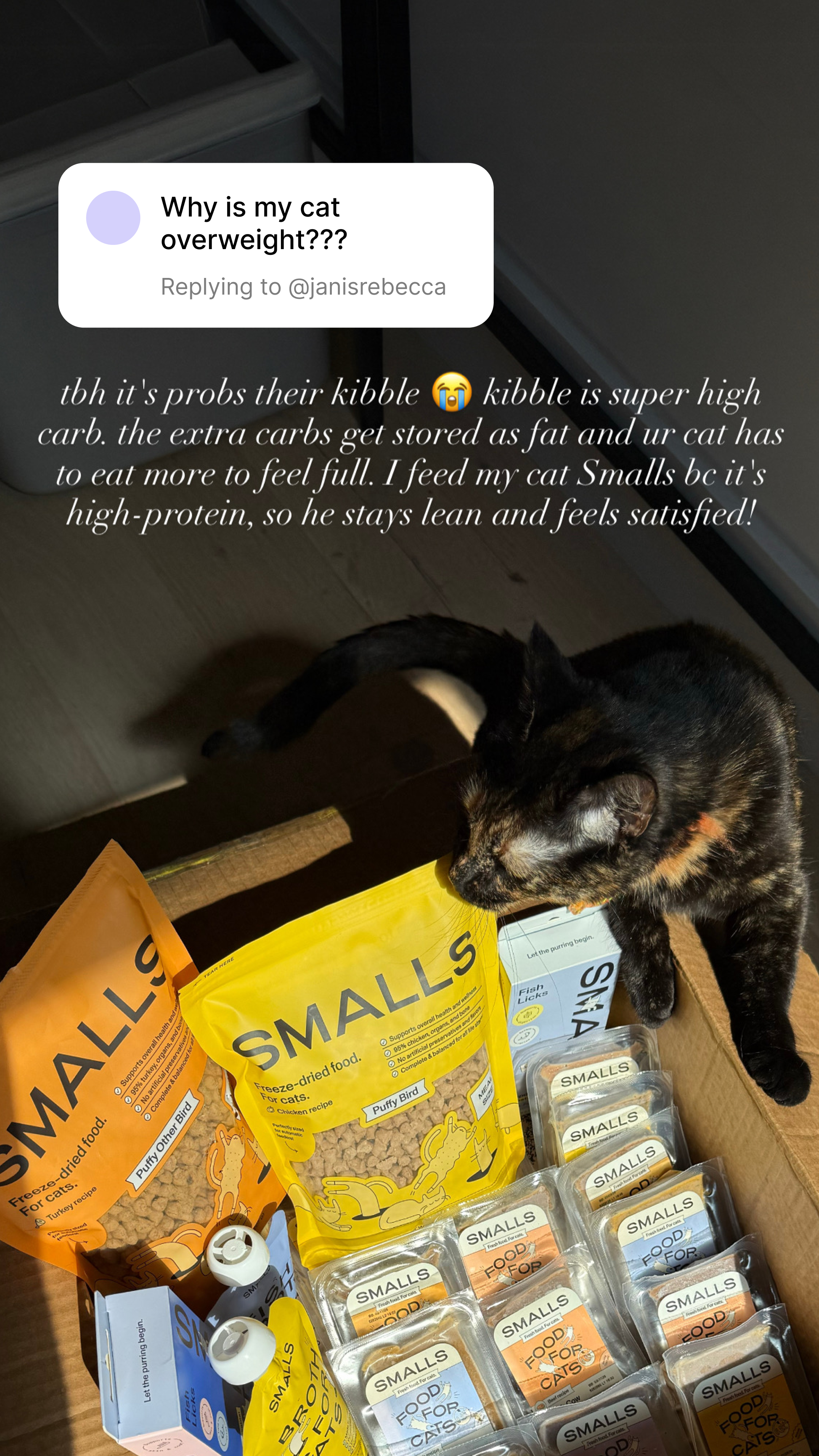 Smalls Facebook ad