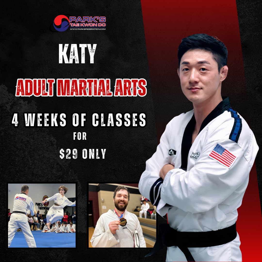 Parks Taekwondo Katy Facebook ad