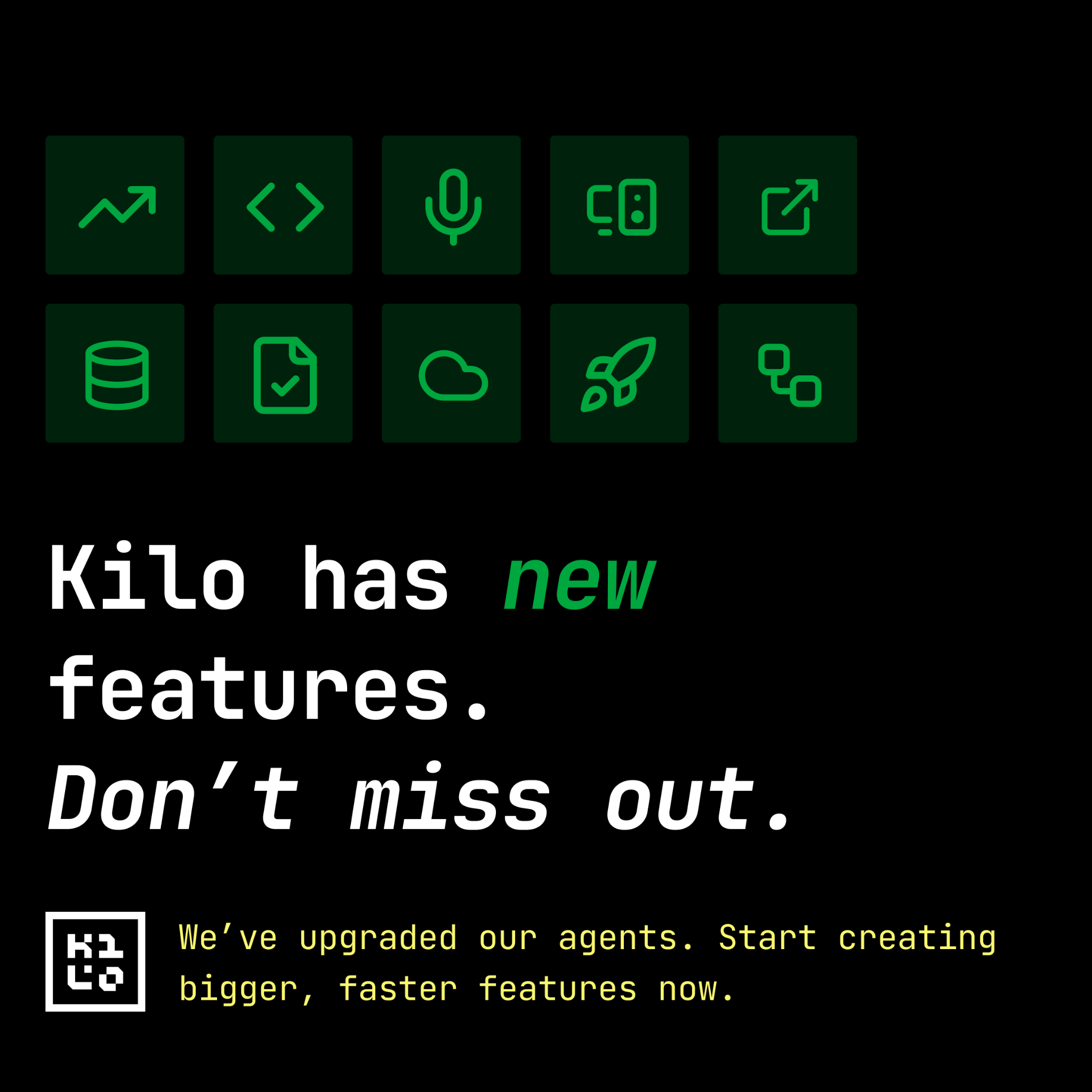 Kilo Code Facebook ad: 500+ models are waiting for you
