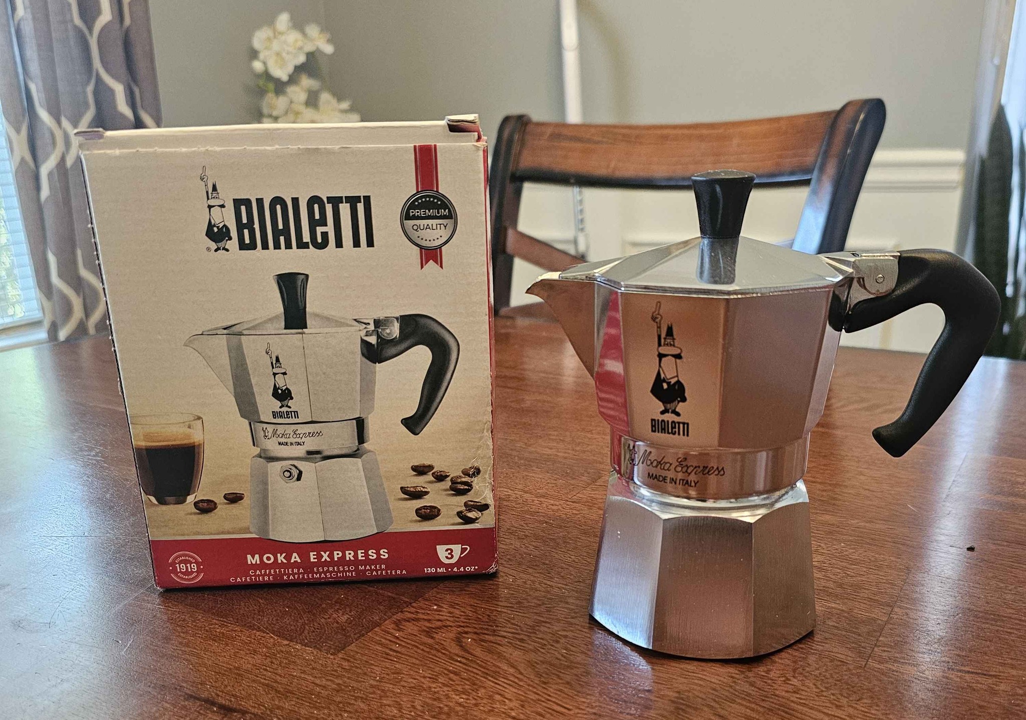 Wendy Schatz Facebook ad: Bialetti Moka Express Iconic Italian Stovetop Espresso…