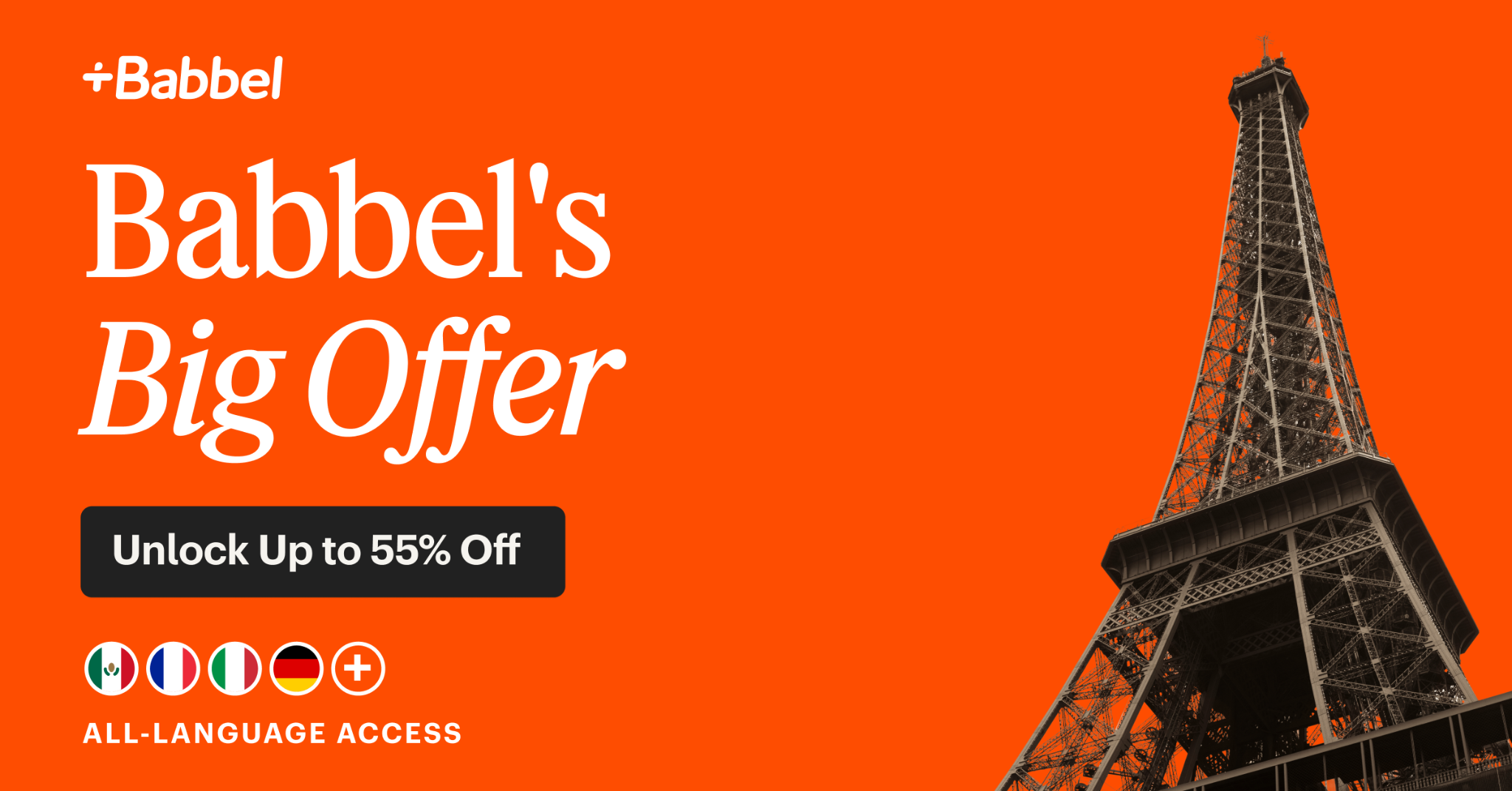 Babbel Facebook ad