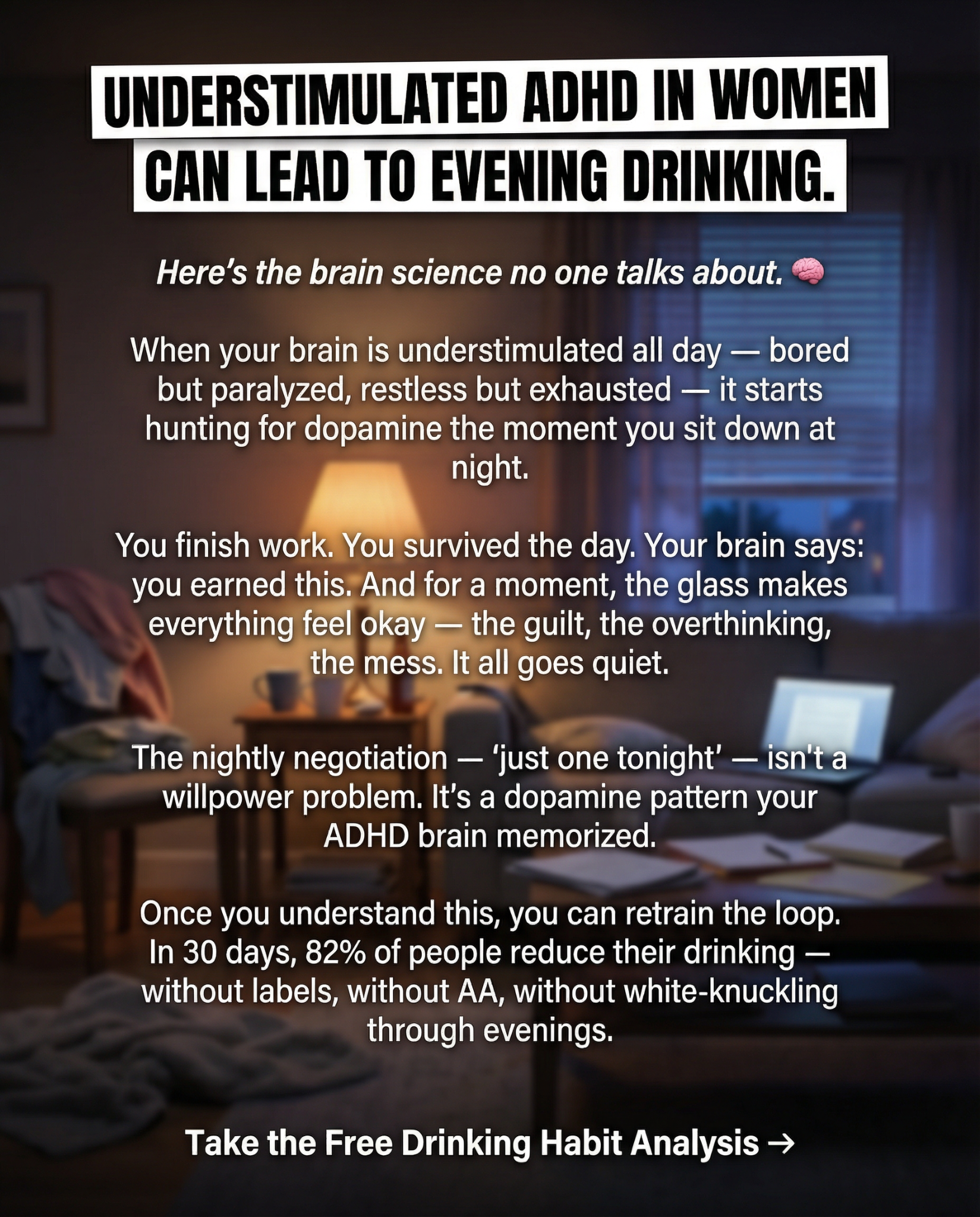 Mindful Drinking Community Facebook ad