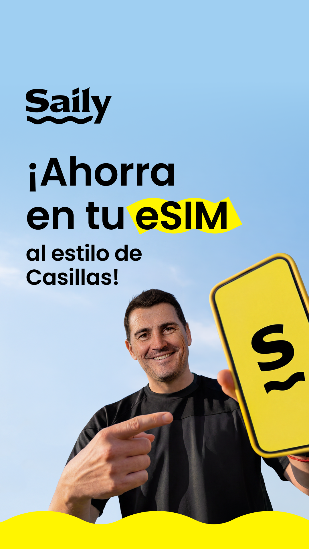 Saily Facebook ad