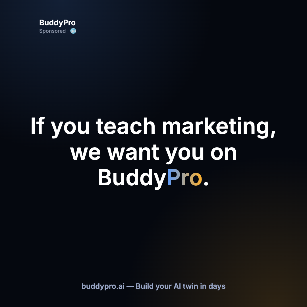 BuddyPro AI Facebook ad
