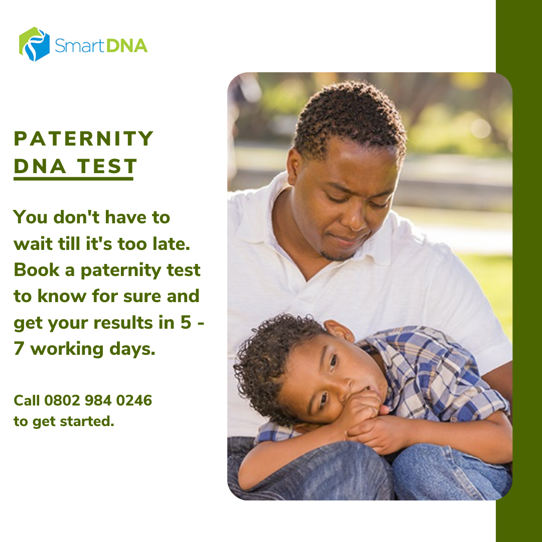 Smart DNA Facebook ad: Talk to us today to get a paternity…
