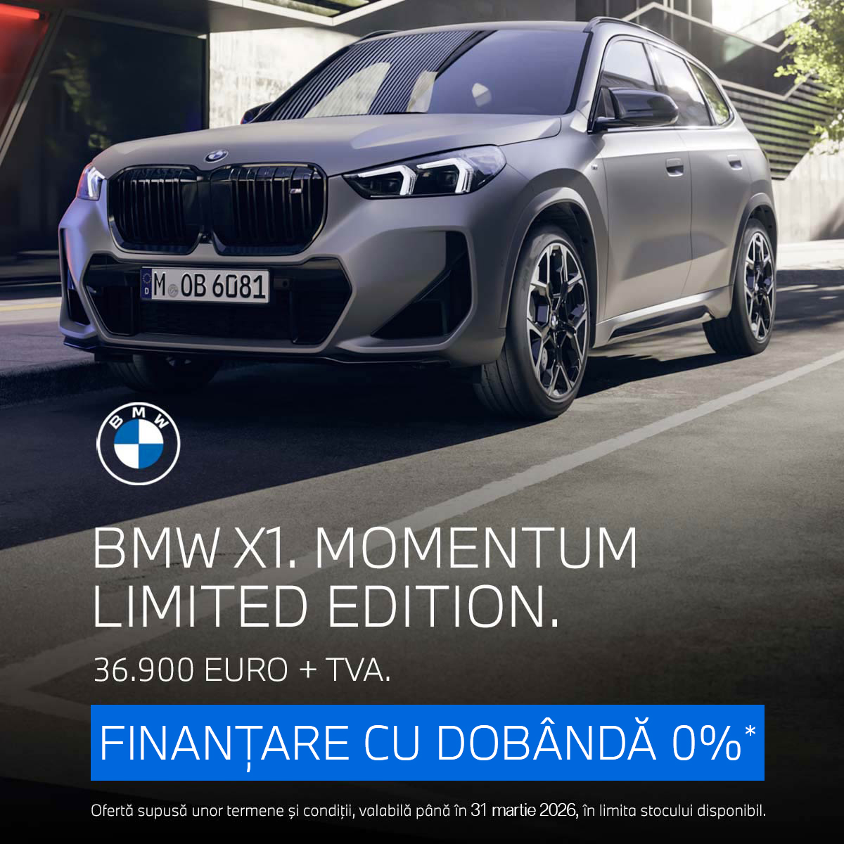 BMW Grup West Premium Facebook ad: Dobândă fixă 0%