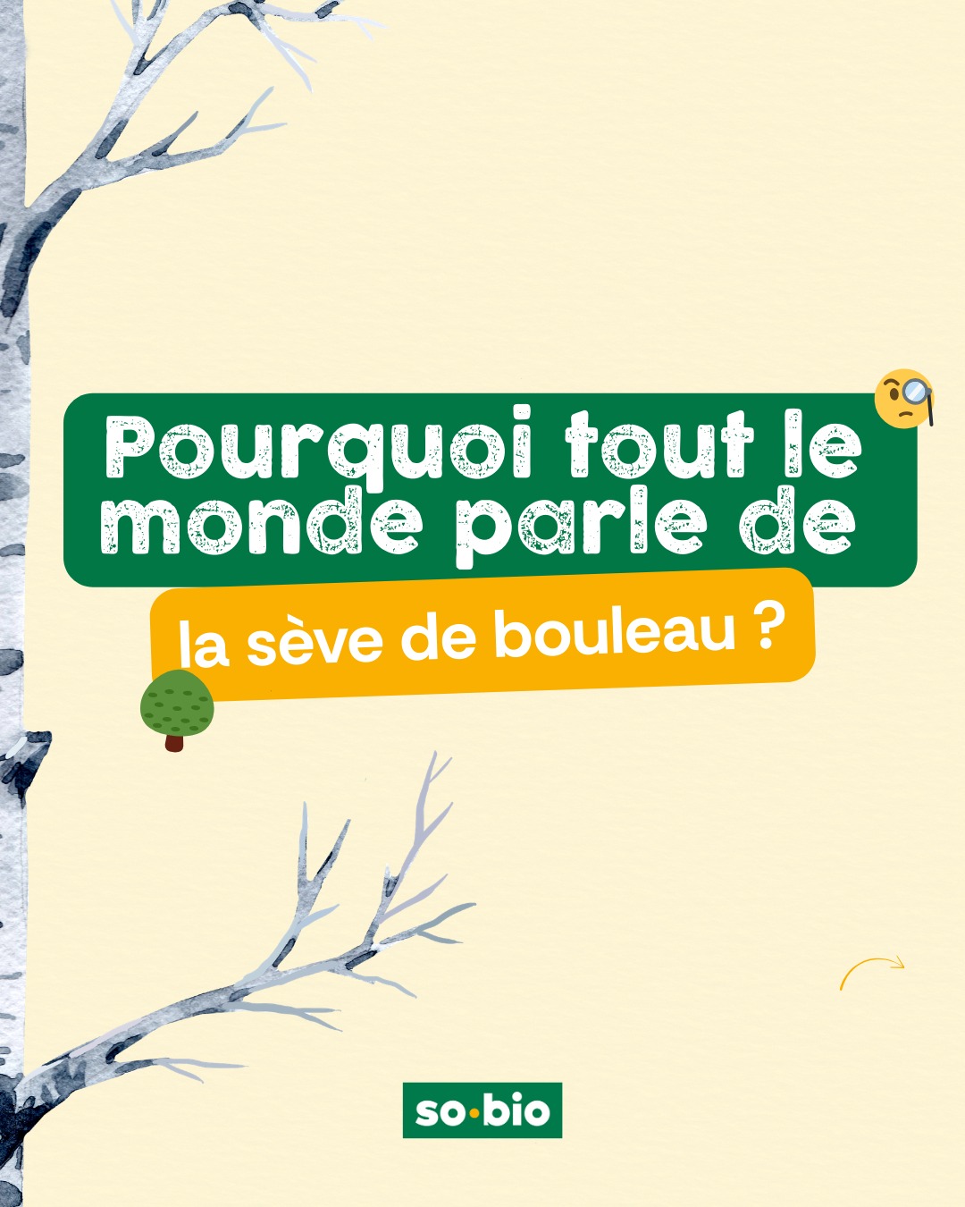 So.bio Facebook ad: Normal que tout le monde en parle…
