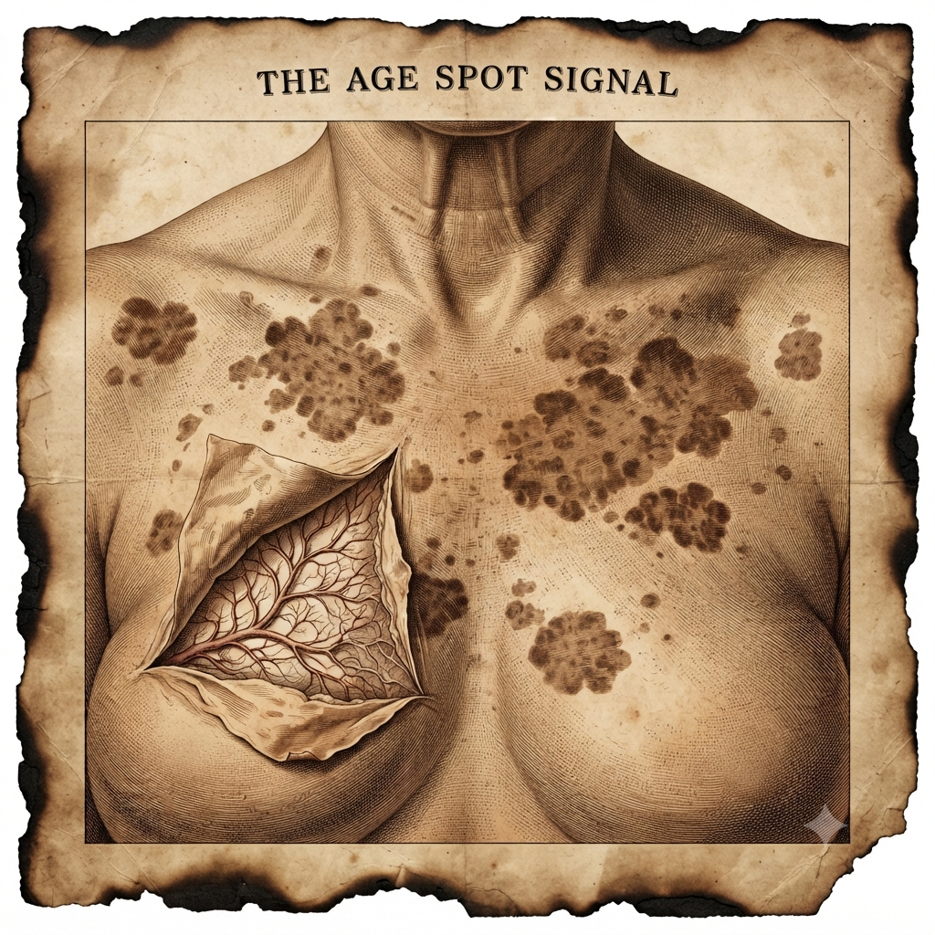 Age Spot Reset Facebook ad: My Arms Were Covered. No Explanation. No Answer. Until Now.