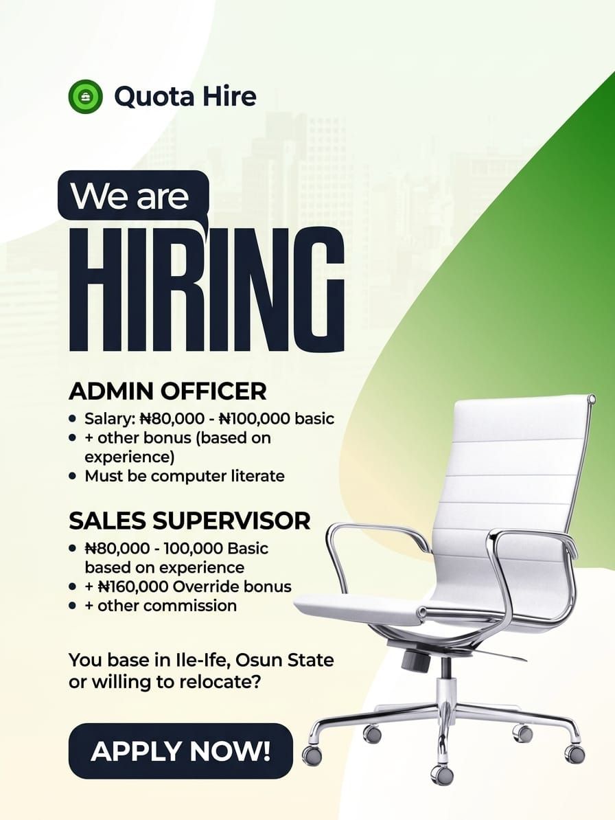 Quotahire Recruitment Firm Facebook ad: Quota Hire Recruiting Platform