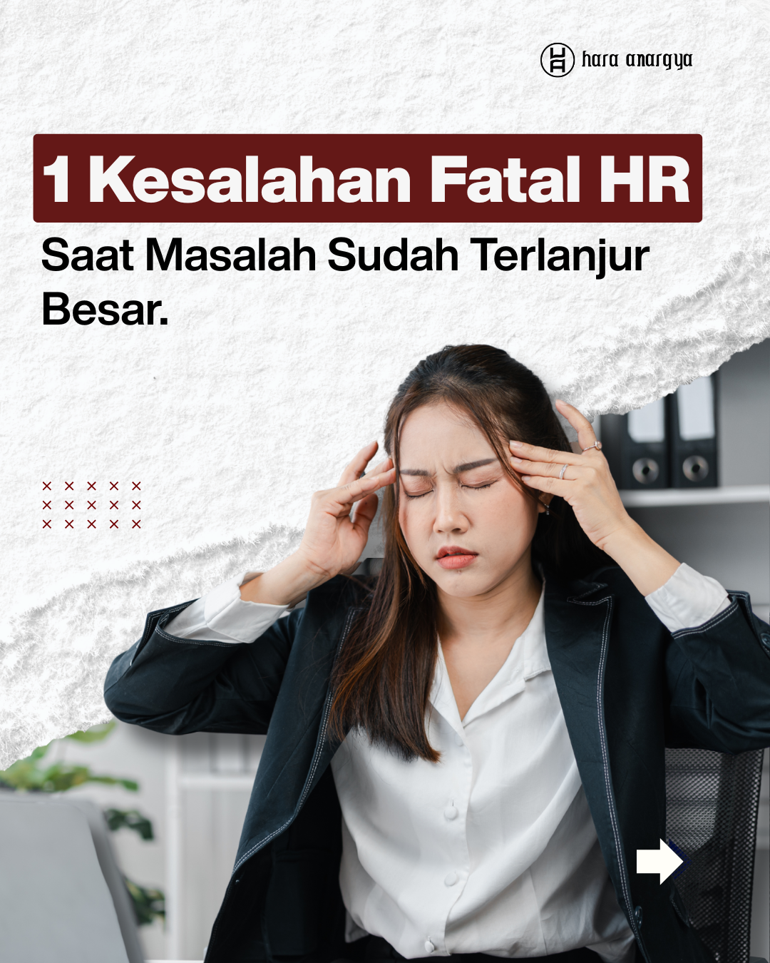 Anargyahara Facebook ad: 1 Kesalahan Fatal HR: baru menangani kesehatan mental…