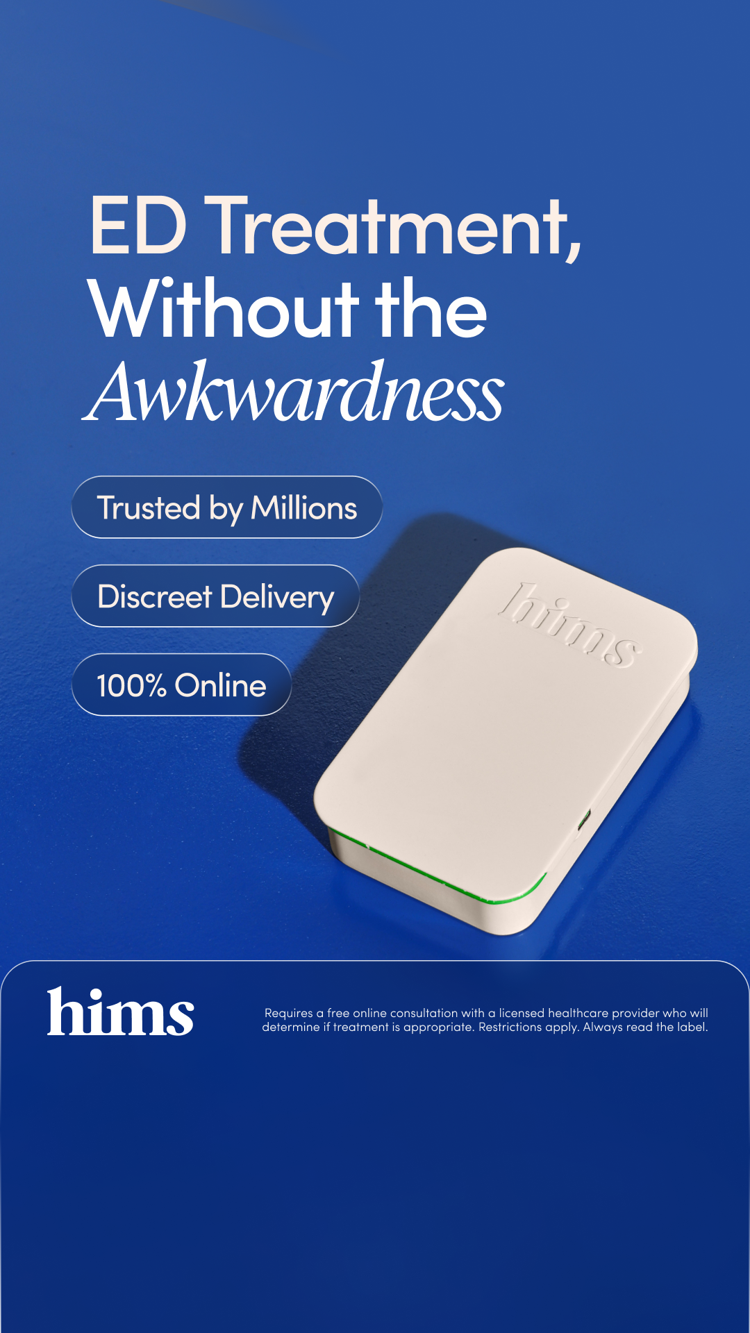 hims Facebook ad