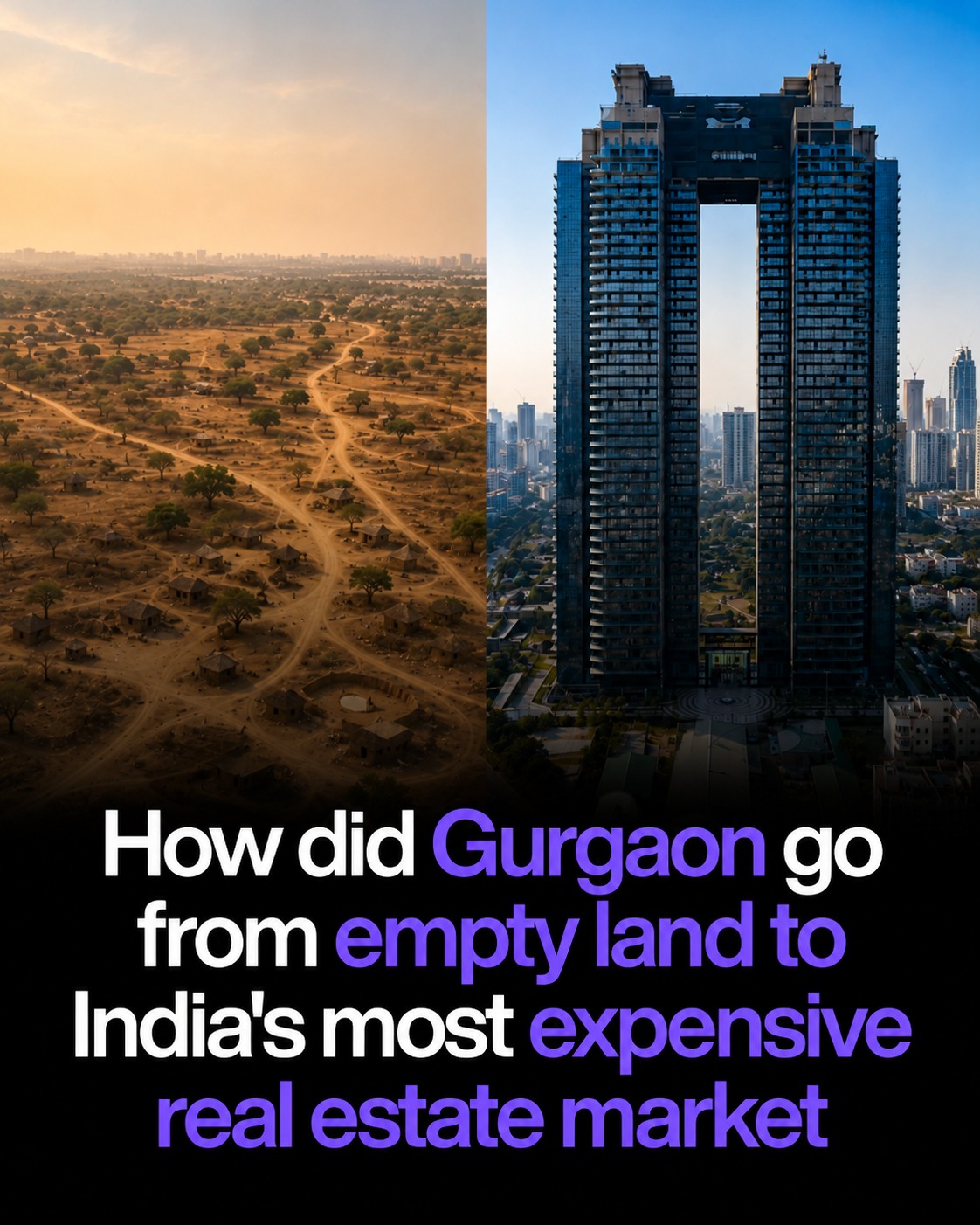 Real estate cockroach Facebook ad: Gurgaon’s rise wasn’t just about land becoming expensive.