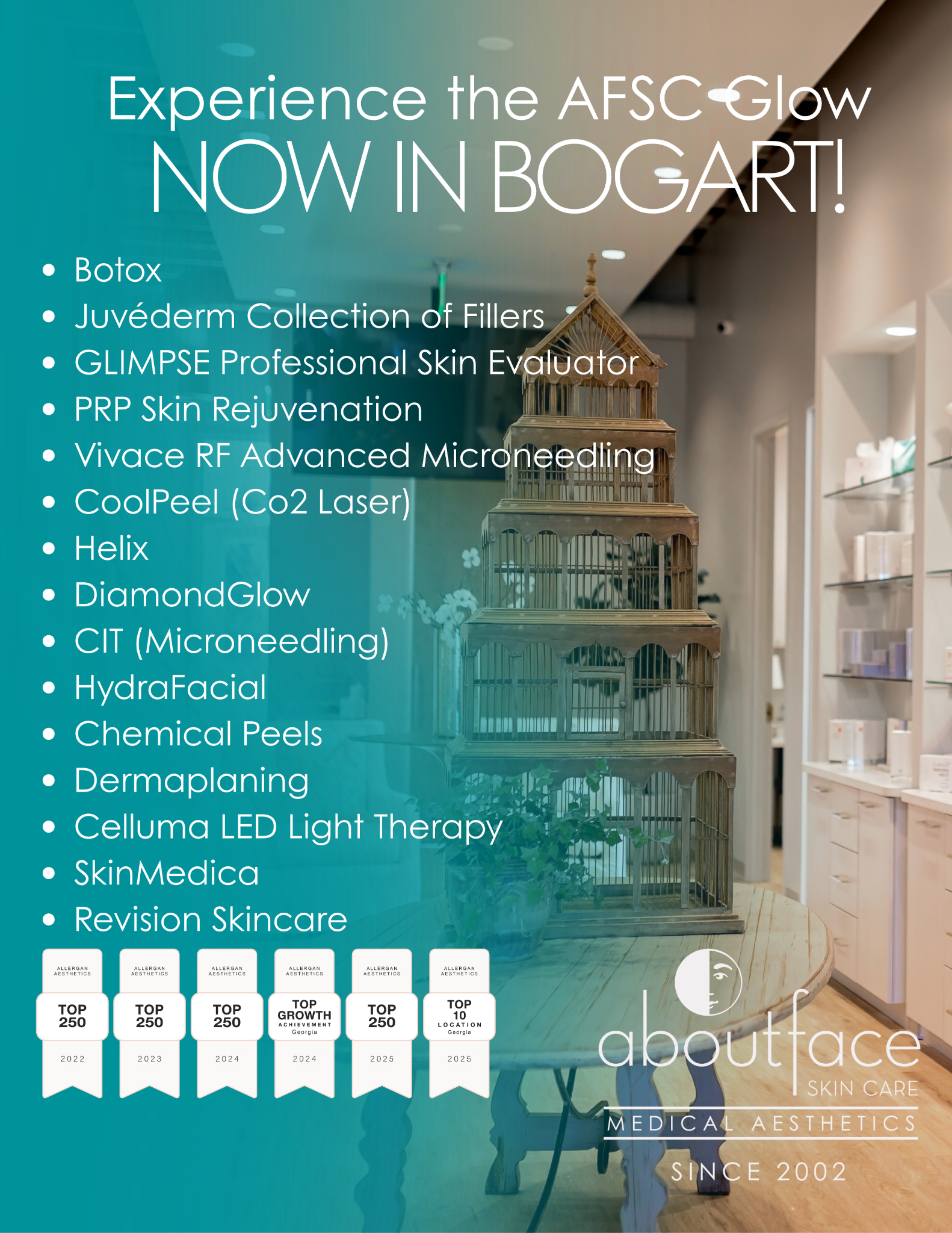 About Face Skin Care Facebook ad from Feb 14, 2026