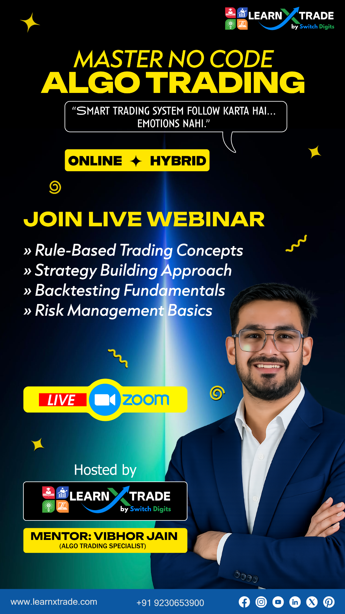Learn X Trade Academy Facebook ad