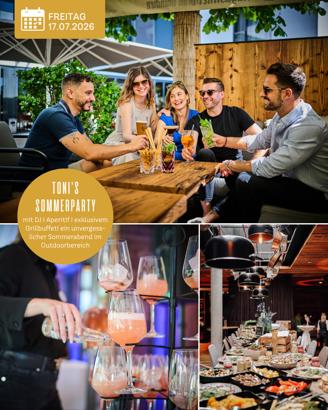TONIs by Wenisch / Genusshotel Wenisch Facebook ad: TONI's Sommerparty - Grill & Chill
