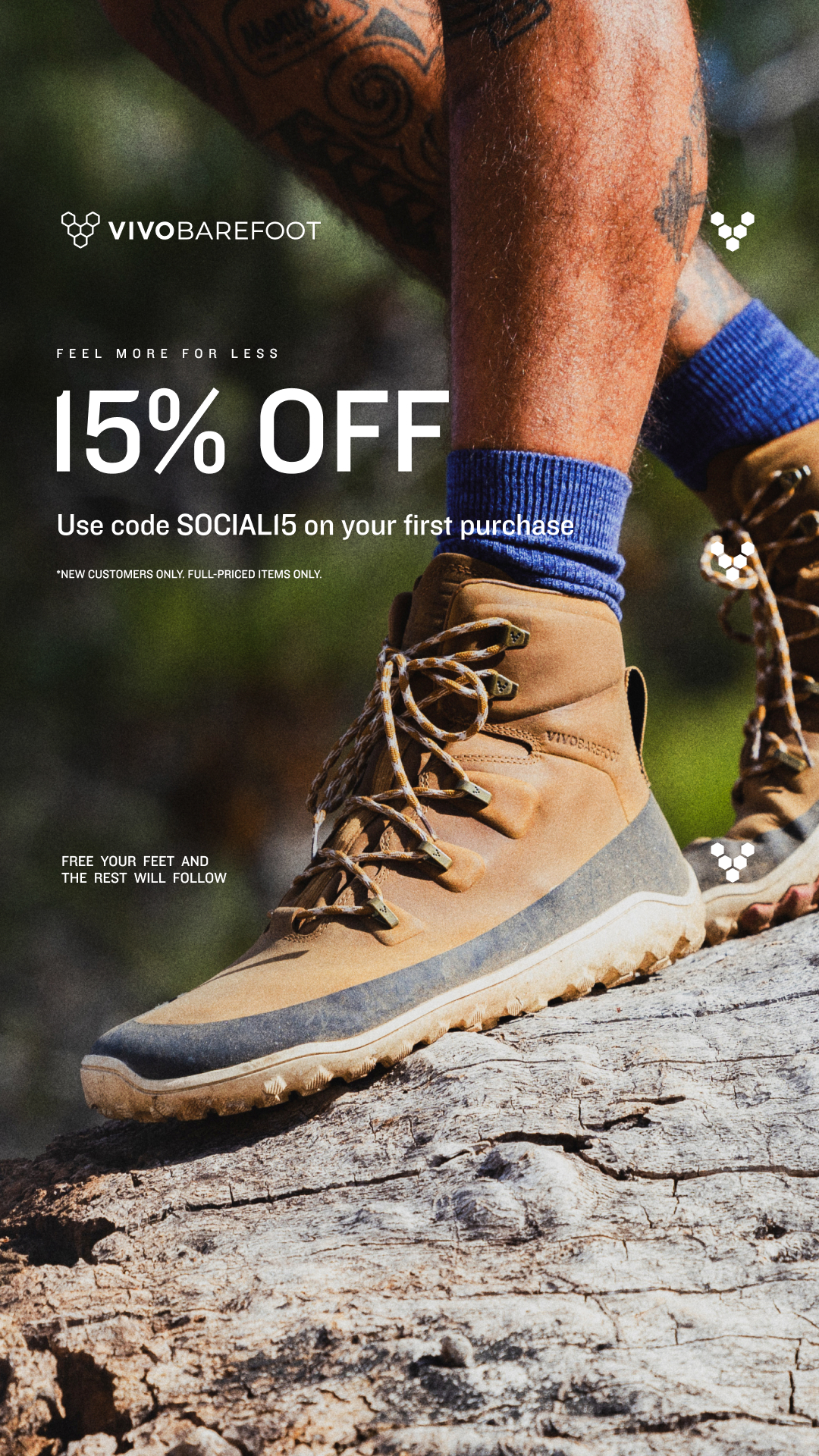 Vivobarefoot Facebook ad