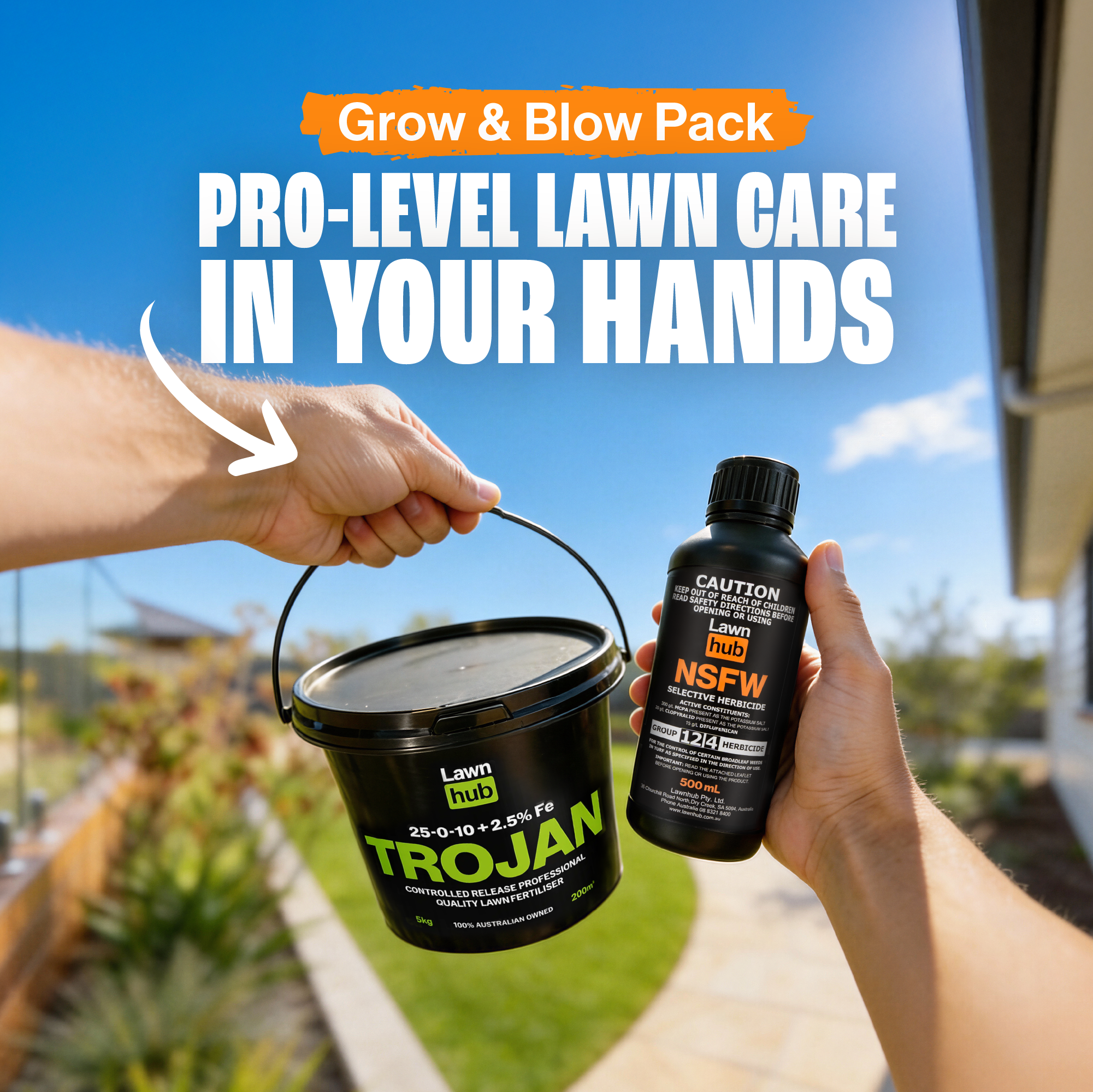 TheLawnHub Facebook ad