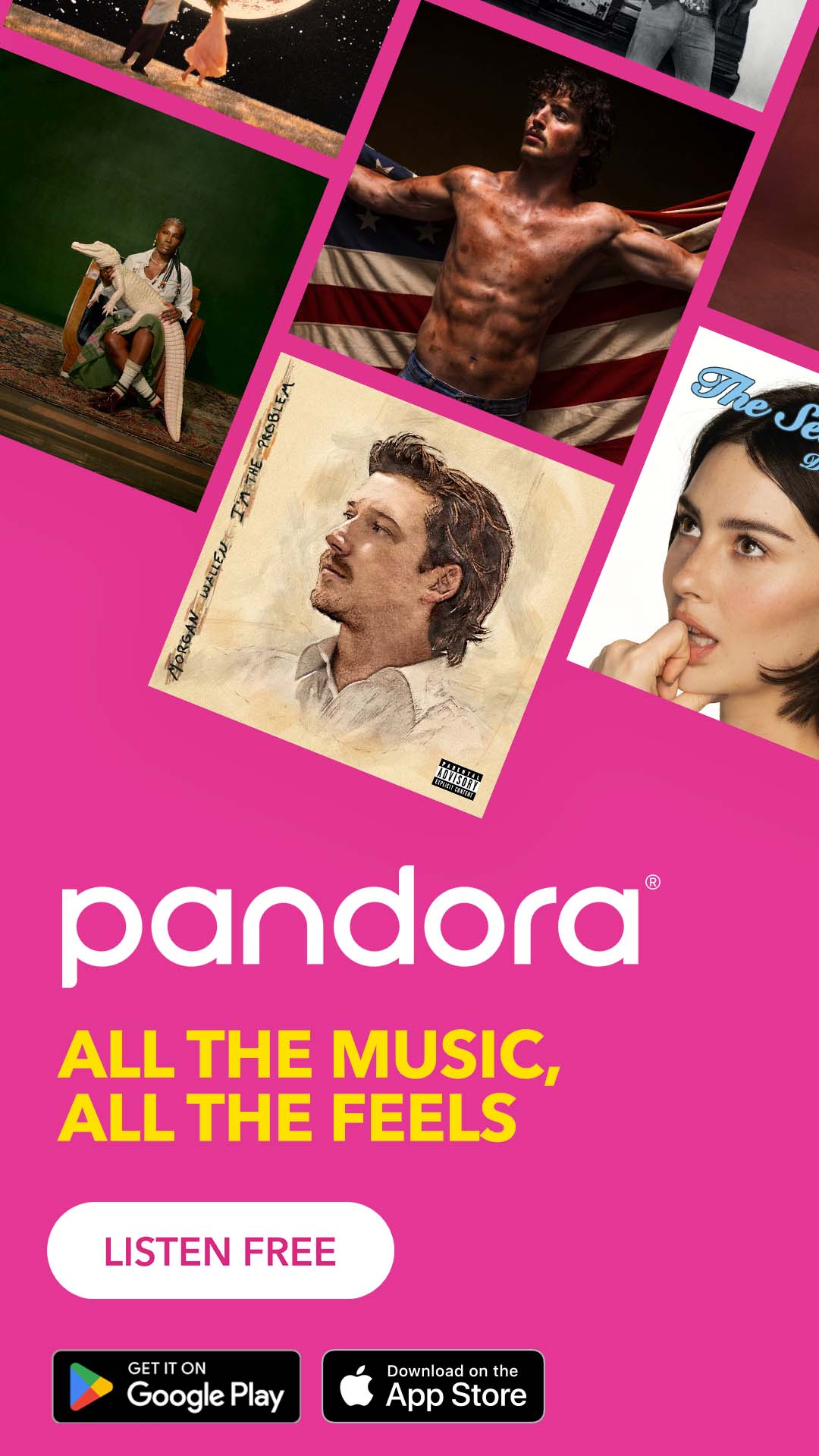 Pandora Facebook ad