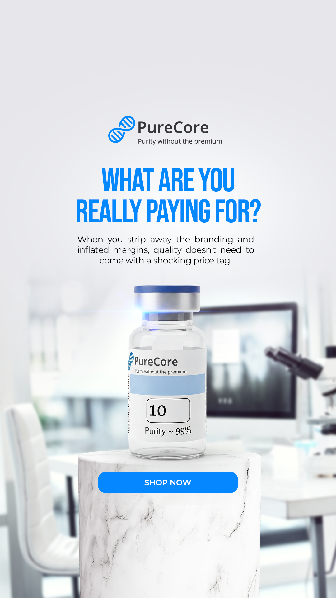 PureCore Pep Facebook ad from Jul 6, 2026