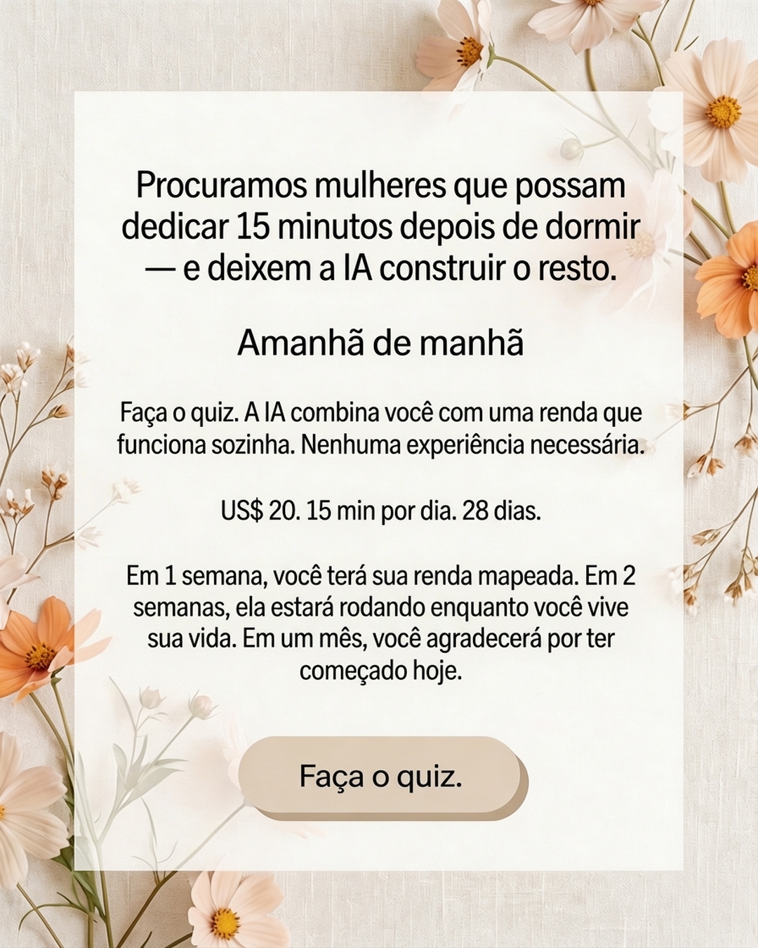 María Carmen Rodríguez López Facebook ad: Começa agora
