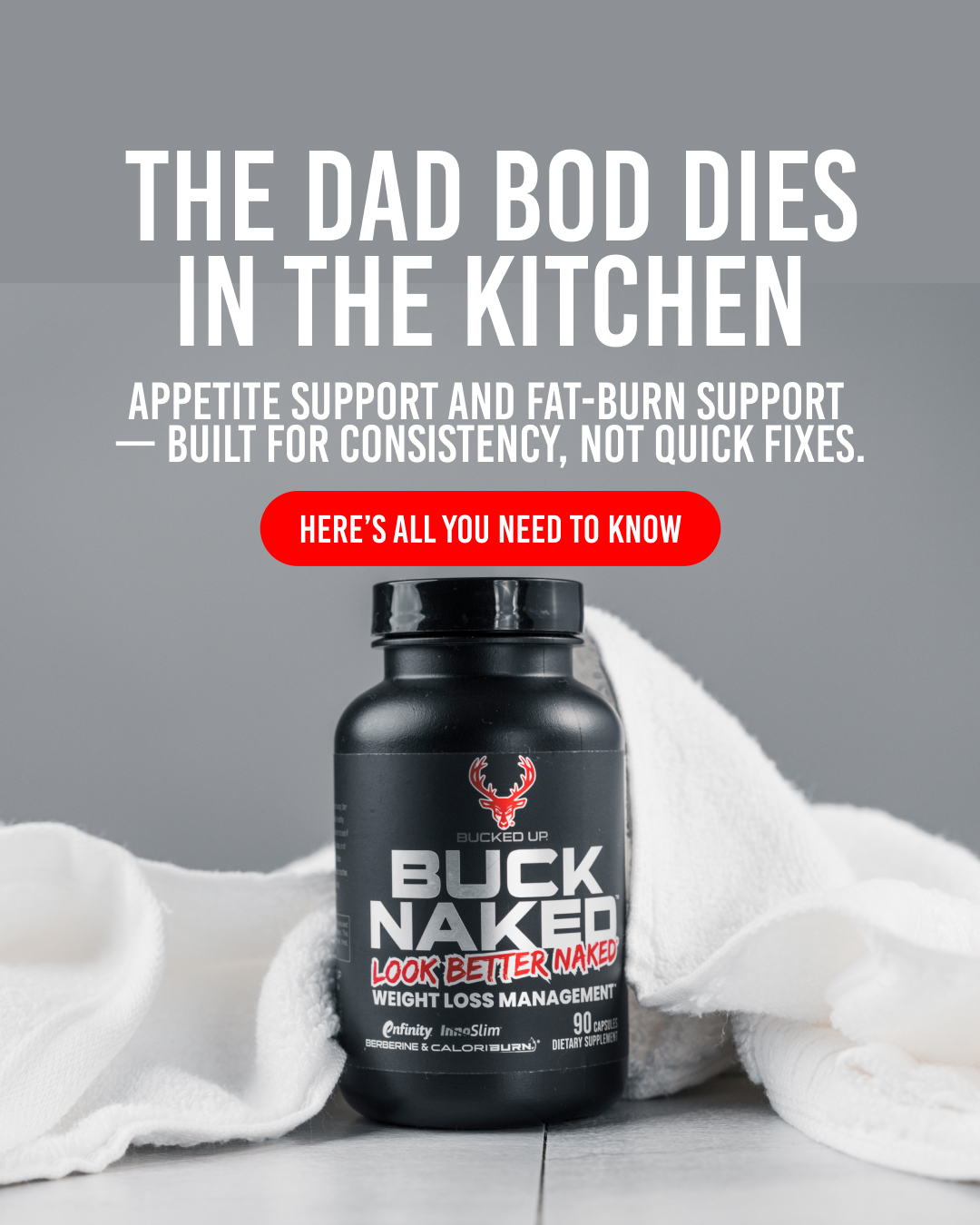 Bucked Up Facebook ad