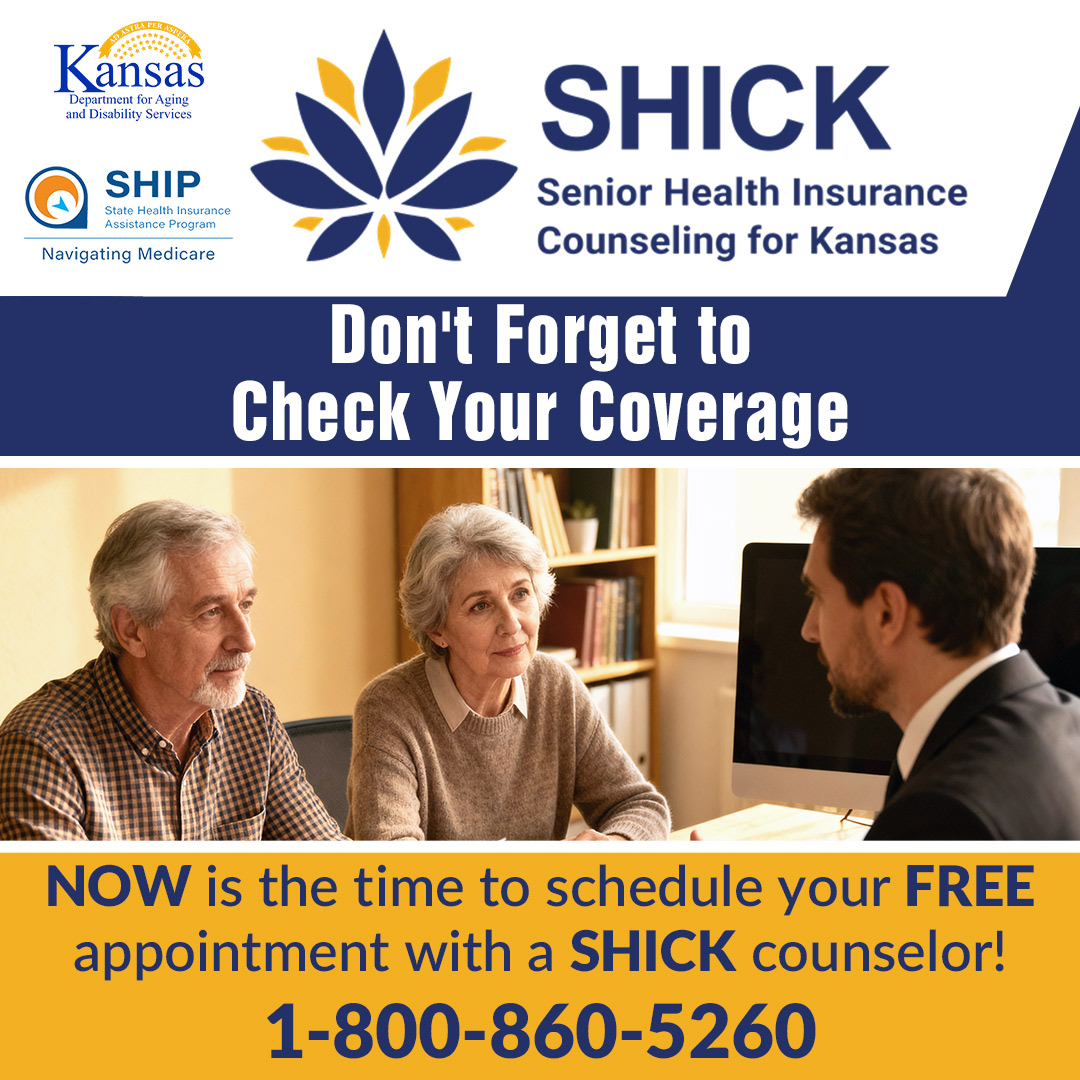 Kansas Department for Aging and Disability Services Facebook ad: Free Medicare Help