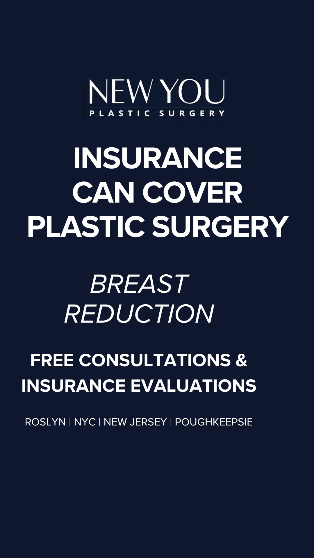 New You Plastic Surgery Facebook ad: Get the Results You Desire with Insurance-Based Procedures…
