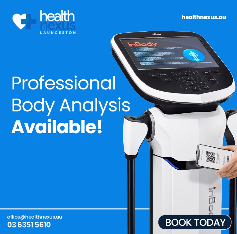 Health Nexus Launceston Facebook ad: InBody Scans in Launceston