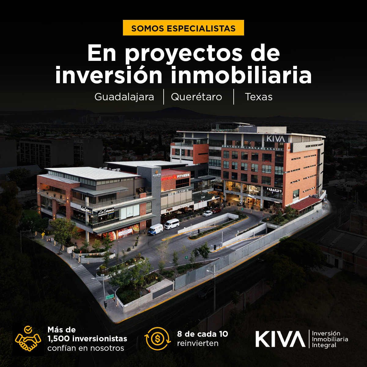 KIVA - Inversión Inmobiliaria Integral Facebook ad: En KIVA conectamos a inversionistas con proyectos de…