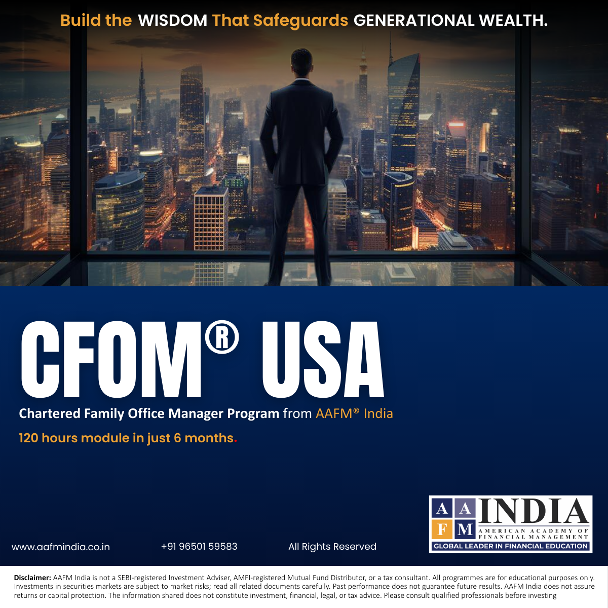 AAFM India Facebook ad