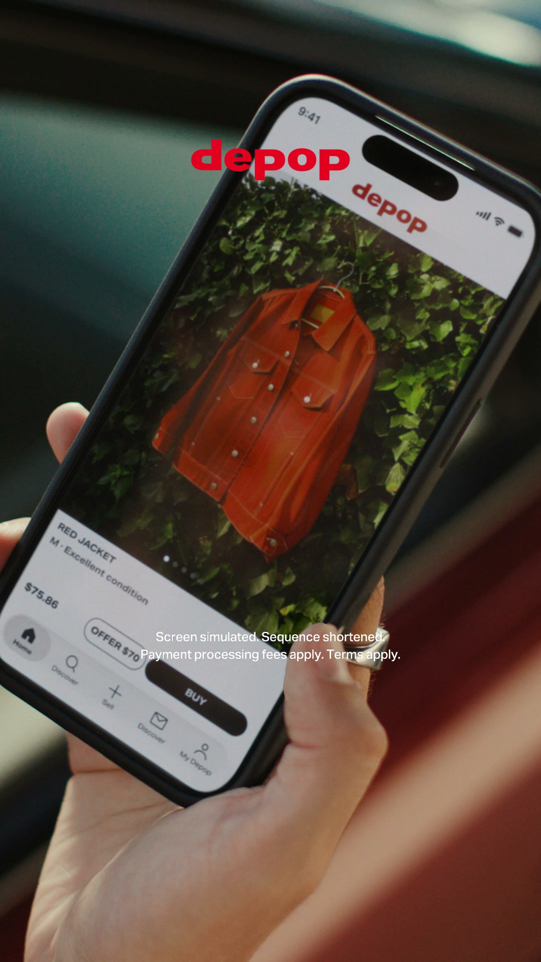 Depop Facebook ad: Your good taste can pay off!